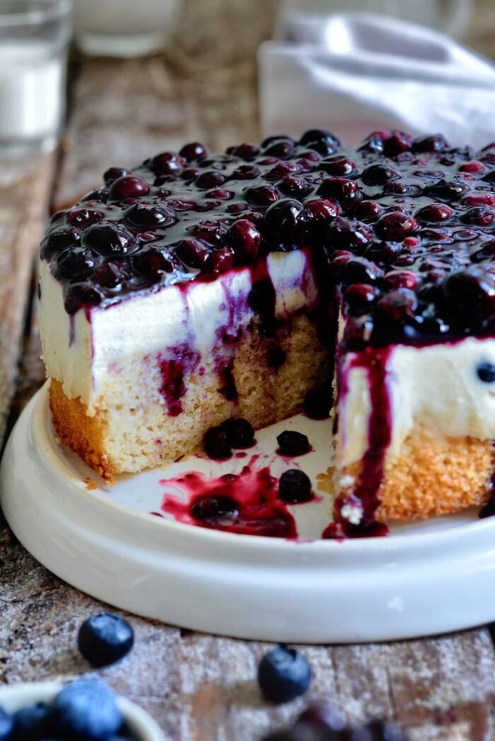 Blueberry lemon Cheesecake