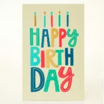 Candles Birthday Card