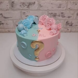 Gender Reveal Cake